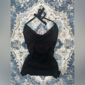 Rebecca Beeson Black Halter Camisole